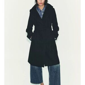Zara Black Trench Coat for Women